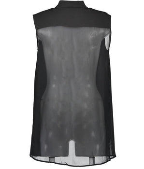 Love Moschino Black Viscose Shirt