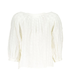 Desigual White Cotton Shirt