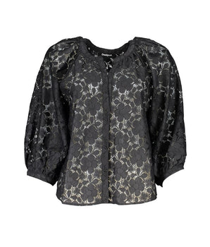 Desigual Black Polyester Shirt
