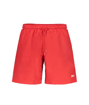 Fila Red Polyester Swimwear