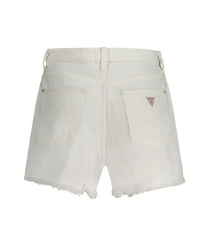 Guess Jeans White Cotton Short