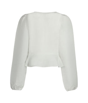 Guess Jeans White Linen Shirt