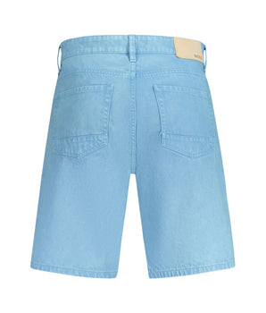 Hugo Boss Blue Cotton Short