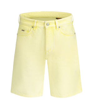 Hugo Boss Yellow Cotton Short