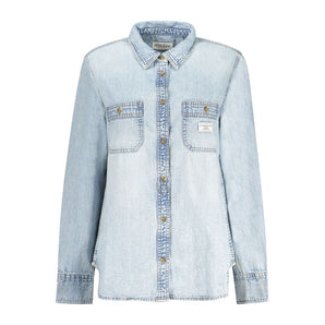 Guess Jeans Blue Cotton Shirt