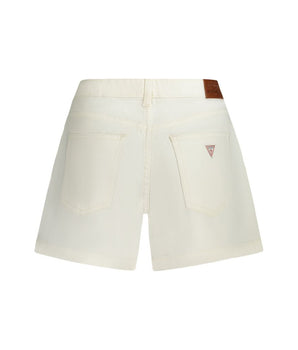 Guess Jeans White Cotton Short