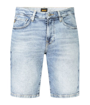 Hugo Boss Blue Cotton Short