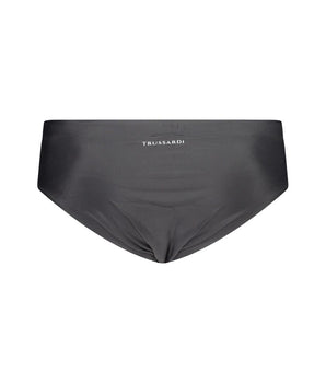 Trussardi Black Elastane Swimwear