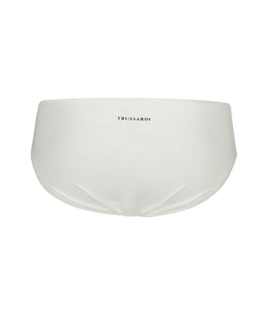 Trussardi White Elastane Swimwear