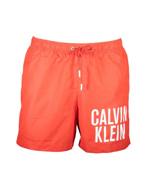 Calvin Klein Red Polyester Swimwear