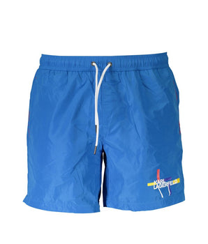 Karl Lagerfeld Blue Polyester Swimwear