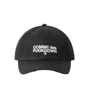 Comme Des Fuckdown Black Cotton Hat