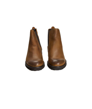 Roberto Pepe Luxury Brown Calfskin Men Boot