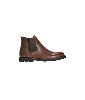 Roberto Pepe Luxury Brown Calfskin Men Boot
