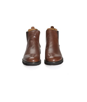 Roberto Pepe Luxury Brown Calfskin Men Boot