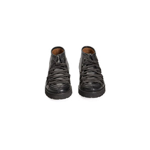 Roberto Pepe Luxury Black Calfskin Boot