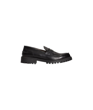 Roberto Pepe Luxury Black Calfskin Men Loafer