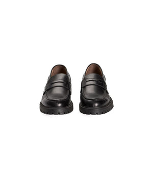 Roberto Pepe Luxury Black Calfskin Men Loafer