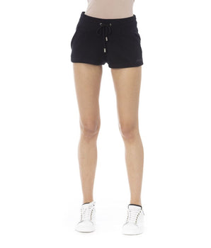 Just Cavalli Black Cotton Women Short Shorts
