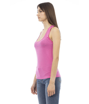 Just Cavalli Multicolor Viscose Tank Top