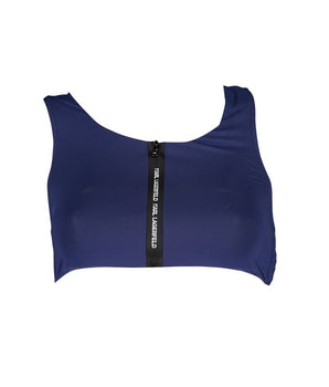 Karl Lagerfeld Blue Elastane Swimwear
