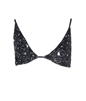 Karl Lagerfeld Black Elastane Swimwear