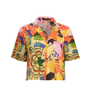 Desigual Yellow Cotton Shirt