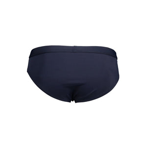 Karl Lagerfeld Blue Elastane Swimwear