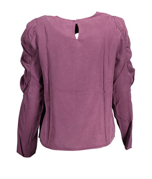 Desigual Purple Lyocell Shirt