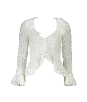 Desigual White Cotton Shirt