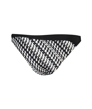 Karl Lagerfeld Black Elastane Swimwear