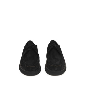 Cerruti 1881 Black Calfskin Men Derby Shoe