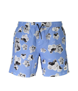 Karl Lagerfeld Blue Polyester Swimwear