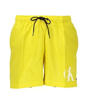 Calvin Klein Yellow Polyester Swimwear