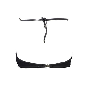 Karl Lagerfeld Black Elastane Swimwear