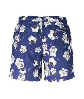 Karl Lagerfeld Blue Polyester Swimwear