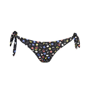 Karl Lagerfeld Black Elastane Swimwear