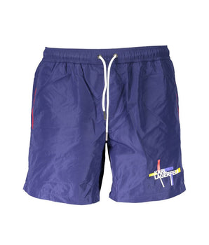 Karl Lagerfeld Blue Polyester Swimwear