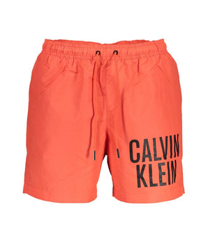 Calvin Klein Red Polyester Swimwear