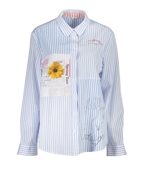 Desigual Blue Viscose Shirt