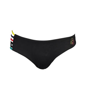 Karl Lagerfeld Black Elastane Swimwear