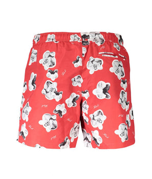 Karl Lagerfeld Red Polyester Swimwear