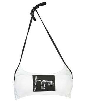 Karl Lagerfeld White Elastane Swimwear