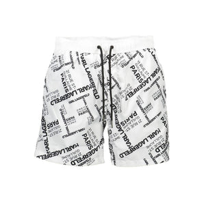 Karl Lagerfeld White Polyester Swimwear