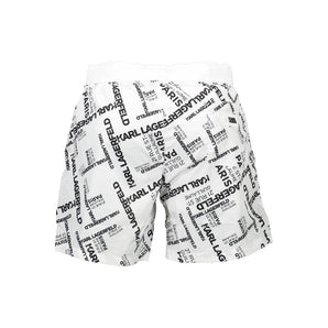 Karl Lagerfeld White Polyester Swimwear