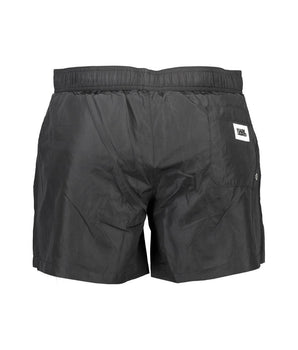 Karl Lagerfeld Black Polyester Swimwear
