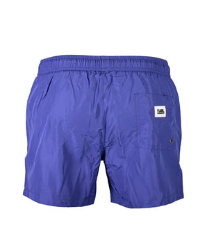 Karl Lagerfeld Blue Polyester Swimwear
