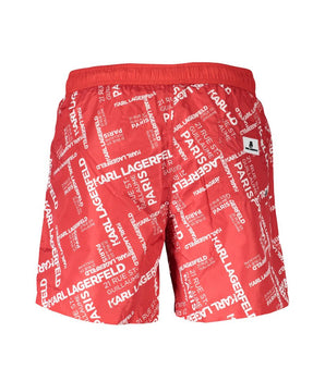 Karl Lagerfeld Red Polyester Swimwear