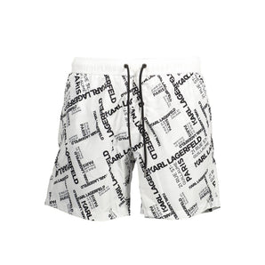 Karl Lagerfeld White Polyester Swimwear