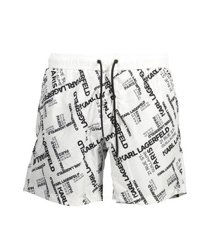 Karl Lagerfeld White Polyester Swimwear